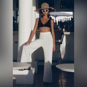 Solid & Striped White Logan Pant size Medium NEW